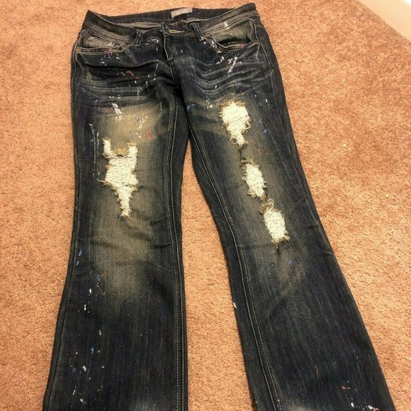 DELIAS JEANS PAINT SPLASH - Picture 1 of 3